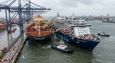 Germania, collisione nel porto di Bremerhaven: la nave da crociera