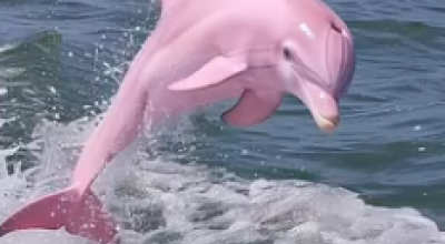 Esemplari di delfini rosa filmati da una turista italiana nel mare di Khanom, in Thailandia