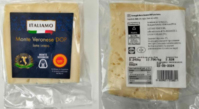 Lidl richiama dalla vendita lotto di formaggio Monte Veronese Dop a marchio Italiamo per la presenza di Listeria monocytogenes