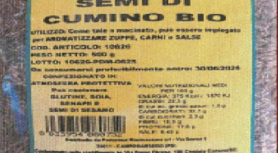 Alcaloidi tropanici nei semi di cumino bio