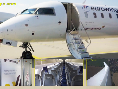 Aereo Eurowings colpito da un fulmine, torna all'aeroporto di Bruxelles