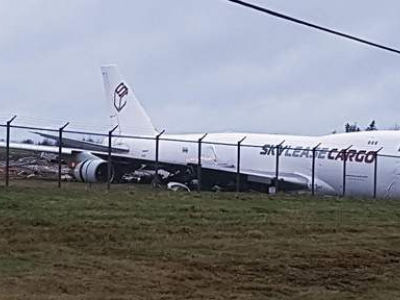 Canada. Aereo Sky Lease Cargo finisce fuori pista in atterraggio. Probabile un errore umano 	