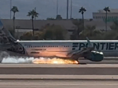 Volo Frontier Airlines F9-1326 San Diego – Las Vegas, airbus prende fuoco durante l'atterraggio – Il video