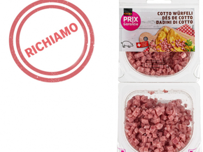 Svizzera e frontalieri: Coop richiama i dadini di prosciutto cotto Prix Garantie per rischio listerie