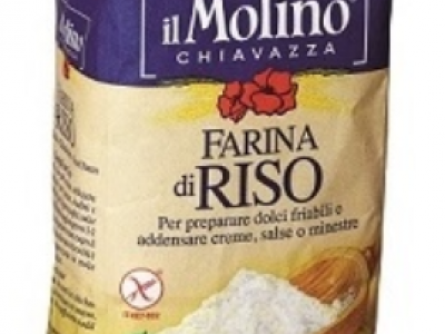 Supermercati BENNET richiamano dagli scaffali farina di riso senza glutine Il Molino Chiavazza per soia non dichiarata. 