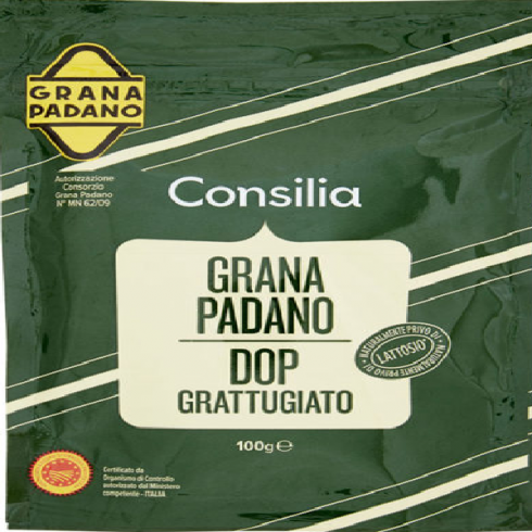 Grana Padano Dop grattugiato richiamata per possibile presenza di frammenti metallici