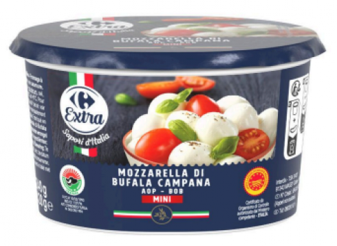 CARREFOUR richiama dal mercato mozzarella di bufala con listeria proveniente dall’Italia
