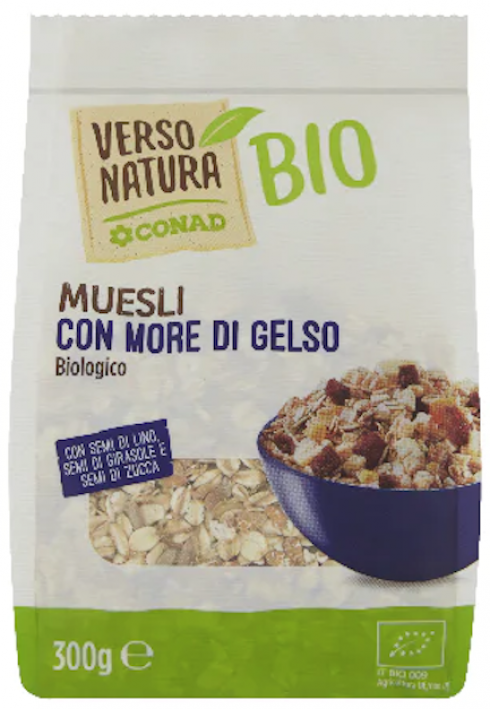 Allergene non dichiarato nei muesli bio, coinvolti i supermercati Conad