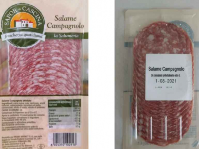 Il Salame Campagnolo di Penny Market richiamato per sospetta contaminazione da Salmonella.